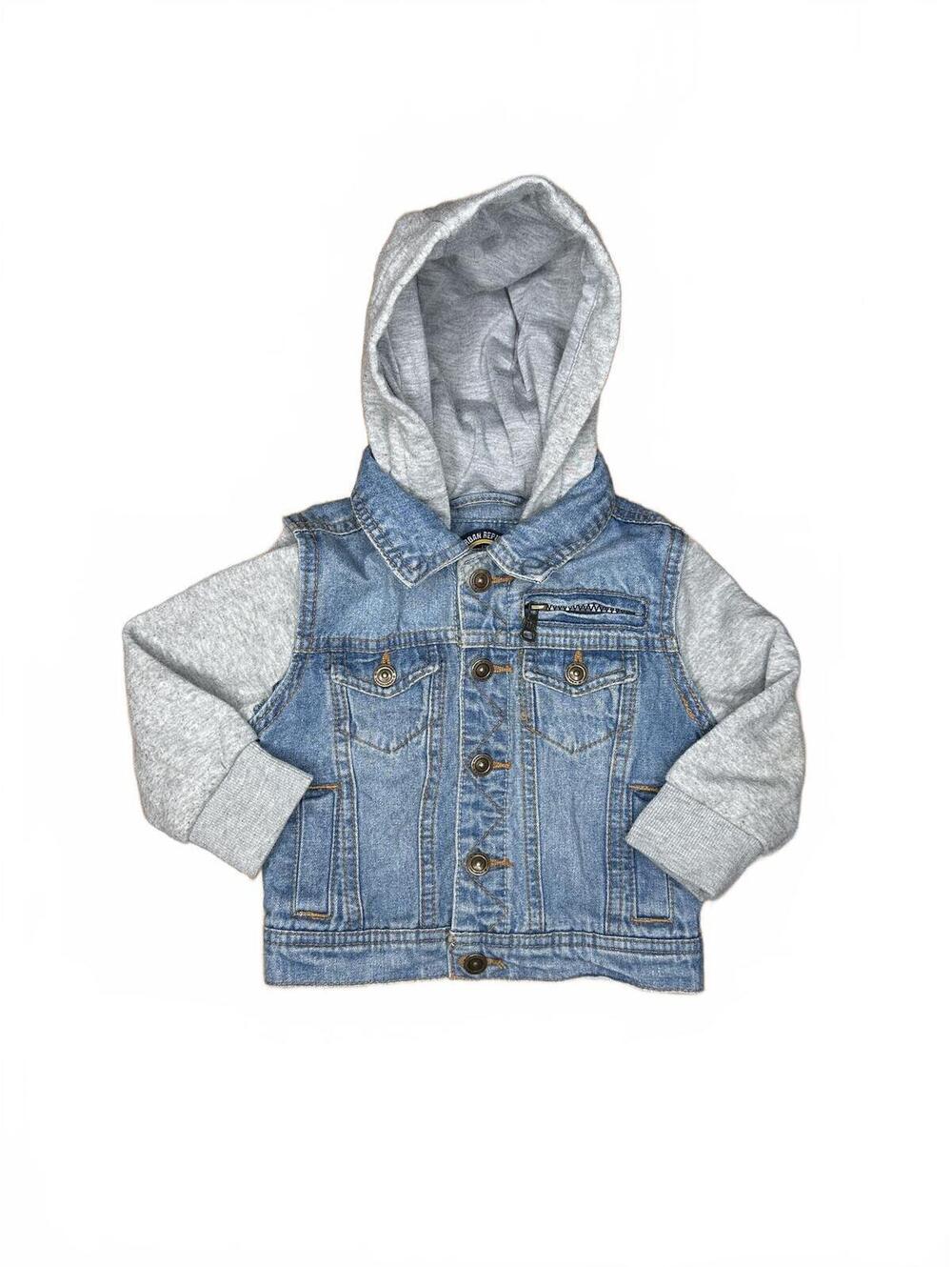 Urban Republic Denim Hoodie Jacket Size 18M